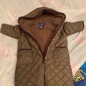 Polo by Ralph Lauren quilted snowsuit